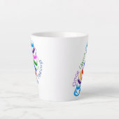 一度はティーカップマグカップに カフェラテマグ (正面)