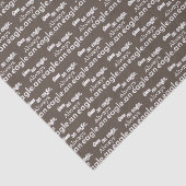 一度はワシ、常にワシ。ブラウニータイポグラフィ 薄葉紙 (詳細)