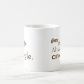 一度はワシ、常にワシ。ブラウンやる気を起こさせる コーヒーマグカップ (中央)