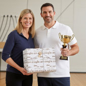 一度はワシ、常にワシ。ブラウンタイポグラフィ ラッピングペーパー