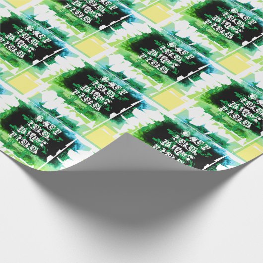 一度は反政府勢力が常に青い反政府勢力 ラッピングペーパー (角)