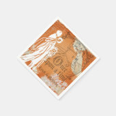 一度は時間の結婚紙ナプキン スタンダードカクテルナプキン (角)