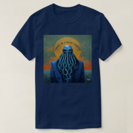 一度は青のダゴンで Tシャツ