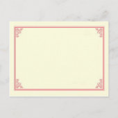 一度は…ベビーシャワー招待状 インビテーションポストカード (裏面)