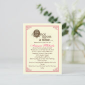 一度は…ベビーシャワー招待状 インビテーションポストカード (スタンド正面)