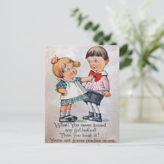 一度も女の子にキスしたことないの？ ポストカード (スタンド正面)
