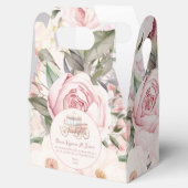 一度ピンクのプリンセス赤ちゃんシャワー フェイバーボックス (オープン)