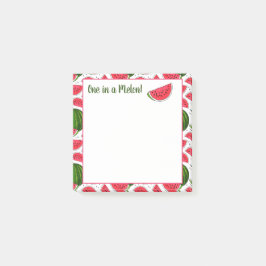 一度メロンのポストイットのノートに ポストイット