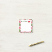 一度メロンのポストイットのノートに ポストイット (デスク上)