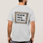 一度二度測定、切口 Tシャツ (裏面)