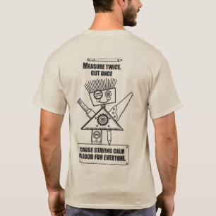 一度二度測定、切口! Tシャツ