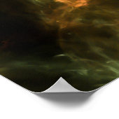 一度宇宙シリーズ。～で作られた抽象デザイン ポスター (角)