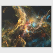 一度宇宙シリーズ。～で作られた抽象デザイン ラッピングペーパー (フラット)