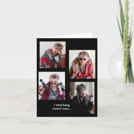 一度折り畳んだグリーティングカードを正常に使用しようとした カード