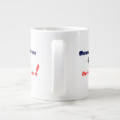 一度測って二度慌てろ、ユーモア溢れるDIY父の日 ジャンボコーヒーマグカップ (裏面)