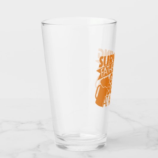 一度生き延びに1本のビールを飲む父親 タンブラーグラス (右)