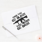 一度行けば….. ラウンドシール (封筒)