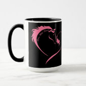 一度野生のハート-マグ マグカップ (左)