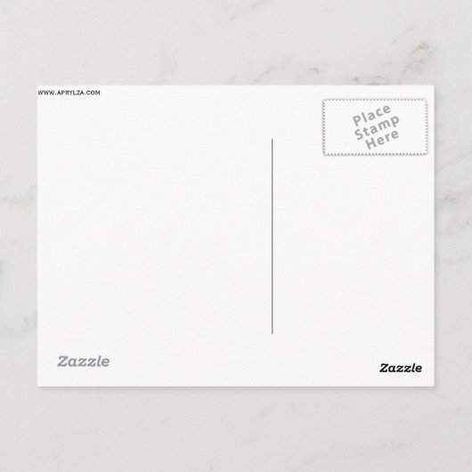 一度65の町に ポストカード (裏面)