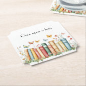 一度、双子のおとぎ話の本に ペーパーコースター (アングル)