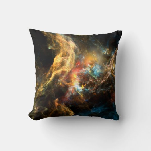 一度、宇宙。抽象デザイン クッション (正面)