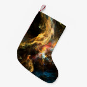 一度、宇宙。抽象デザイン  スモールクリスマスストッキング (正面 (吊り時))
