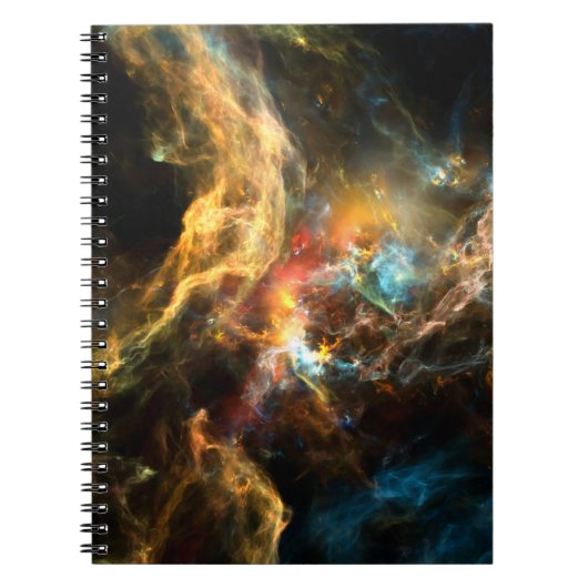 一度、宇宙。抽象デザイン ノートブック (正面)