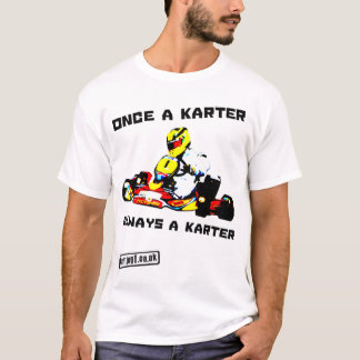 一度Karting常のKarer Karter Tシャツ