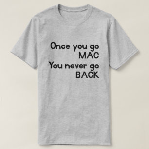 一度MACに行くとApple T Tシャツ
