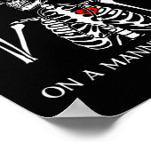 一度Skeletoでマネキンでこれを行った心配はない ポスター (角)