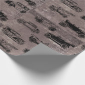 一座れんがと新聞プリント ラッピングペーパー (角)