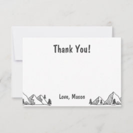 一心のワイルドアドベンチャーサンキューカード少年 サンキューカード