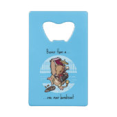 一忙し人のバンドバンドの漫画おもしろいよりも クレジットカード栓抜き (裏面)