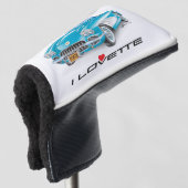 一意の自動車デザイン ゴルフ ヘッド カバー I LOVETTE (3/4 正面)