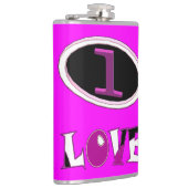 一愛の鮮やかなピンクが大声で言う フラスク (右)