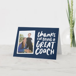 一感謝してい枚の写素晴らし真をコーチす感謝しているため カード