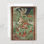 一房の髪を切る仏 ポストカード (正面/裏面)