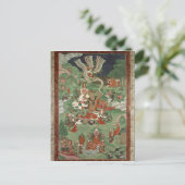 一房の髪を切る仏 ポストカード (スタンド正面)