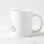 一手にイエス、他手にコーヒー ジャンボコーヒーマグカップ (右)