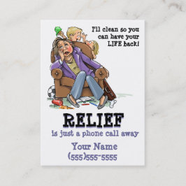 一掃のサービス業カード 名刺