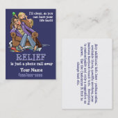 一掃のサービス業カードPPL 名刺 (正面/裏面)