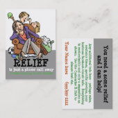 一掃。 家のクリーニング。 昇進 名刺 (正面/裏面)