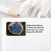 一握りのフレッシュブルーベリー ラベル (インサイチュ)