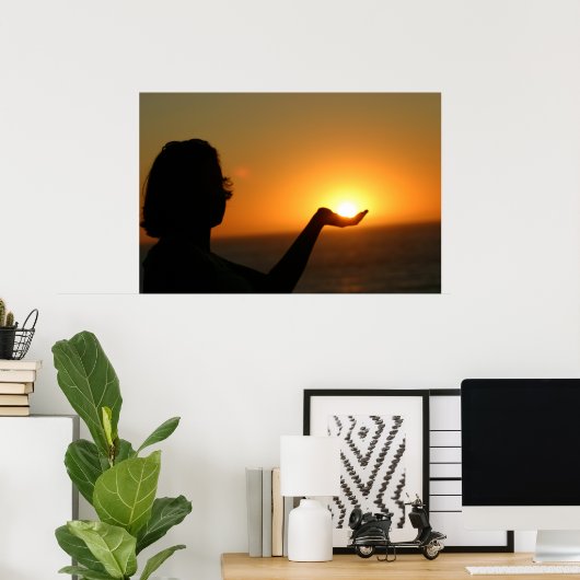 一握りの太陽 ポスター (ホームオフィス)