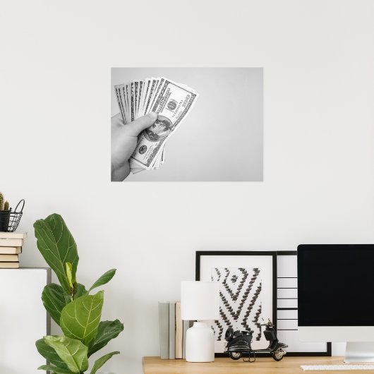 一握りの金 ポスター (ホームオフィス)