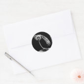 一握りのO'ギアステッカー ラウンドシール (封筒)