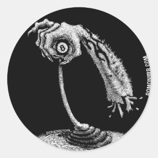 一握りのO'ギアステッカー ラウンドシール