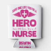 一救生命はあなたは英雄救100あなたはナース 缶クーラー (裏面)