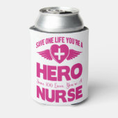 一救生命はあなたは英雄救100あなたはナース 缶クーラー (缶裏面)
