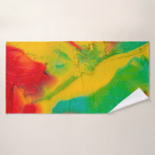 一数々の筋絵を描の細長い バスタオル (バスタオル)